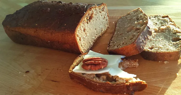 Ganzes Bananenbrot, vegan