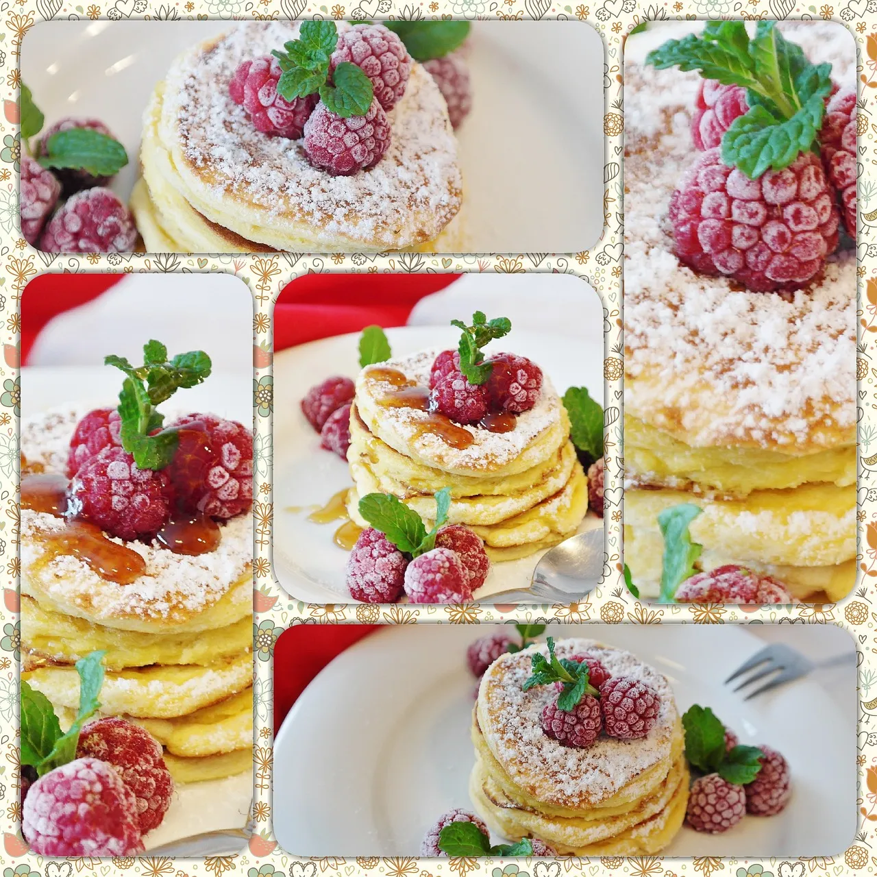 Einfache Pancakes in der Pfanne ausbacken
