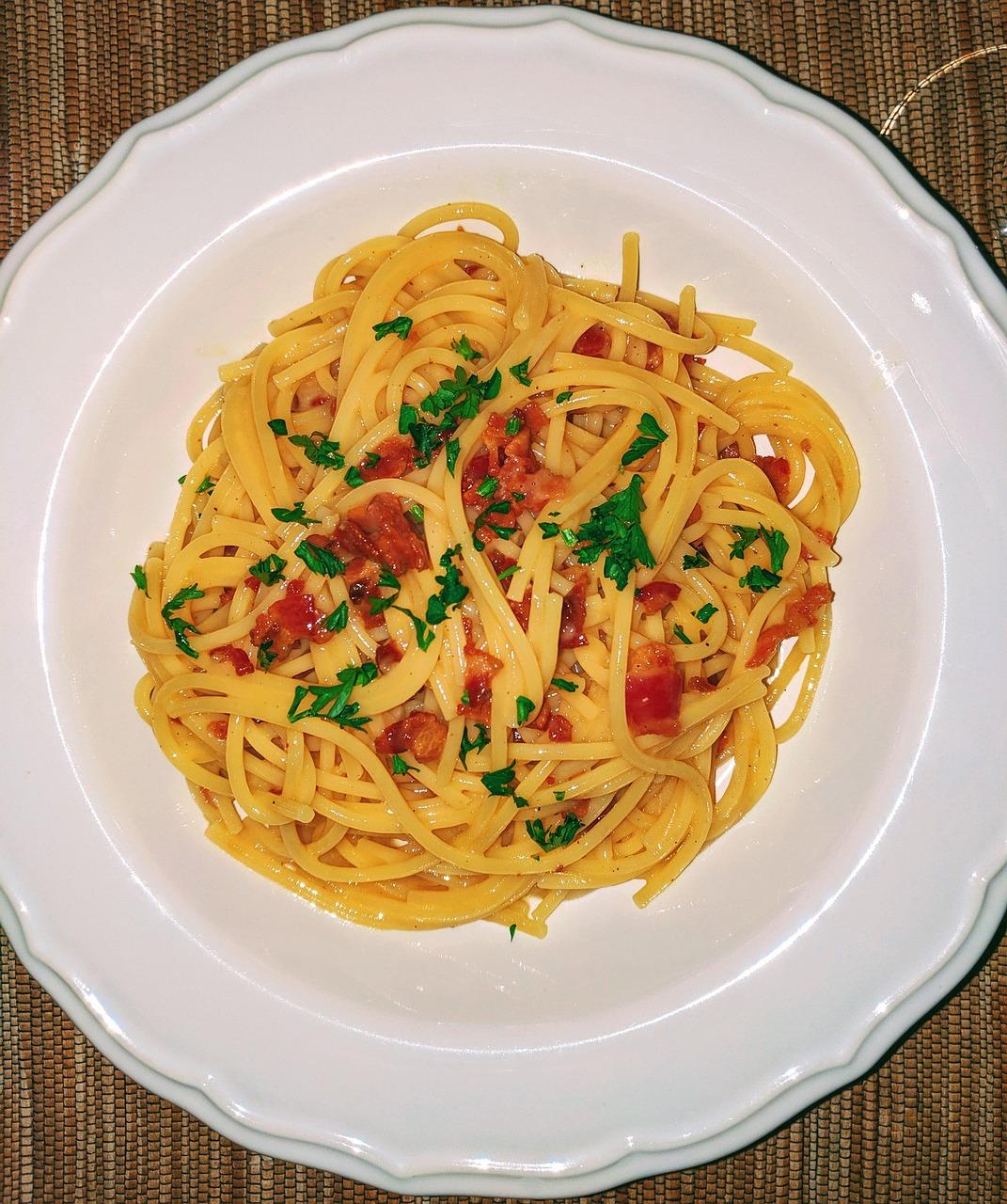 Cremige vegane Carbonara