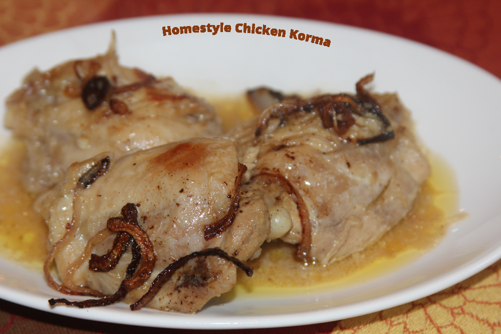 Homestyle Chicken Korma