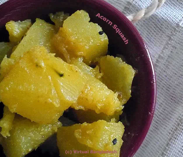 Acorn Squash Bhaji With Panch Phoron